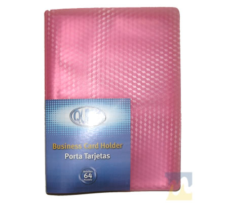 Tarjetero Tipo Album Plstico  64 Tarjetas