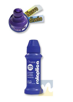 Tinta P/almohadilla Azor Rolaplica Azul