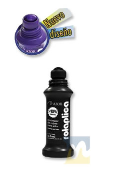 Tinta P/almohadilla Azor Rolaplica Negro