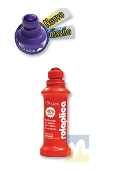 Tinta P/almohadilla Azor Rolaplica Roja