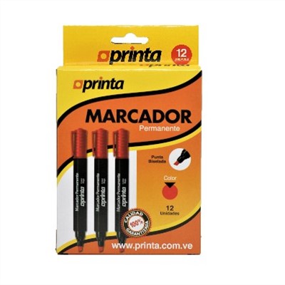 Ver Información de Marcador P/gruesa Printa Rojo en MegaOffice.com.ve