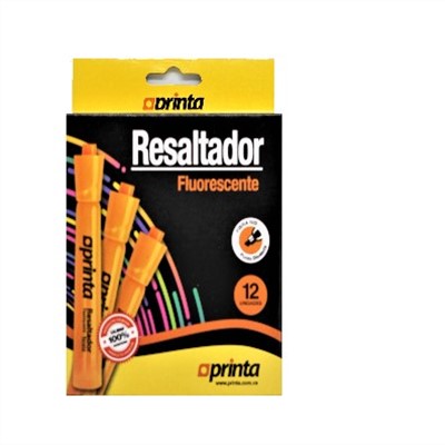 Ver Información de Marcador Resaltador Printa Anaranjado en MegaOffice.com.ve