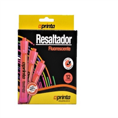 Ver Información de Marcador Resaltador Printa Rosado en MegaOffice.com.ve