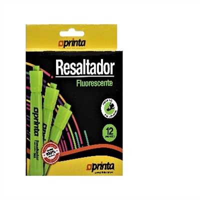 Ver Información de Marcador Resaltador Printa Verde en MegaOffice.com.ve